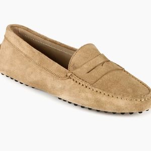 Tods tan suede Gommino 37.5